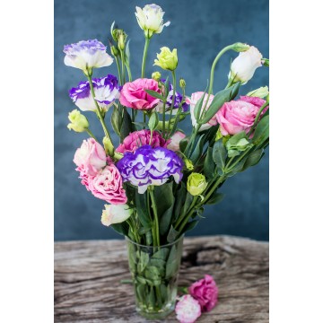 Bouquet de claveles multicolor